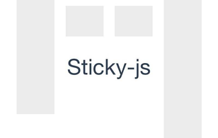 Sticky-js: Set sticky elements